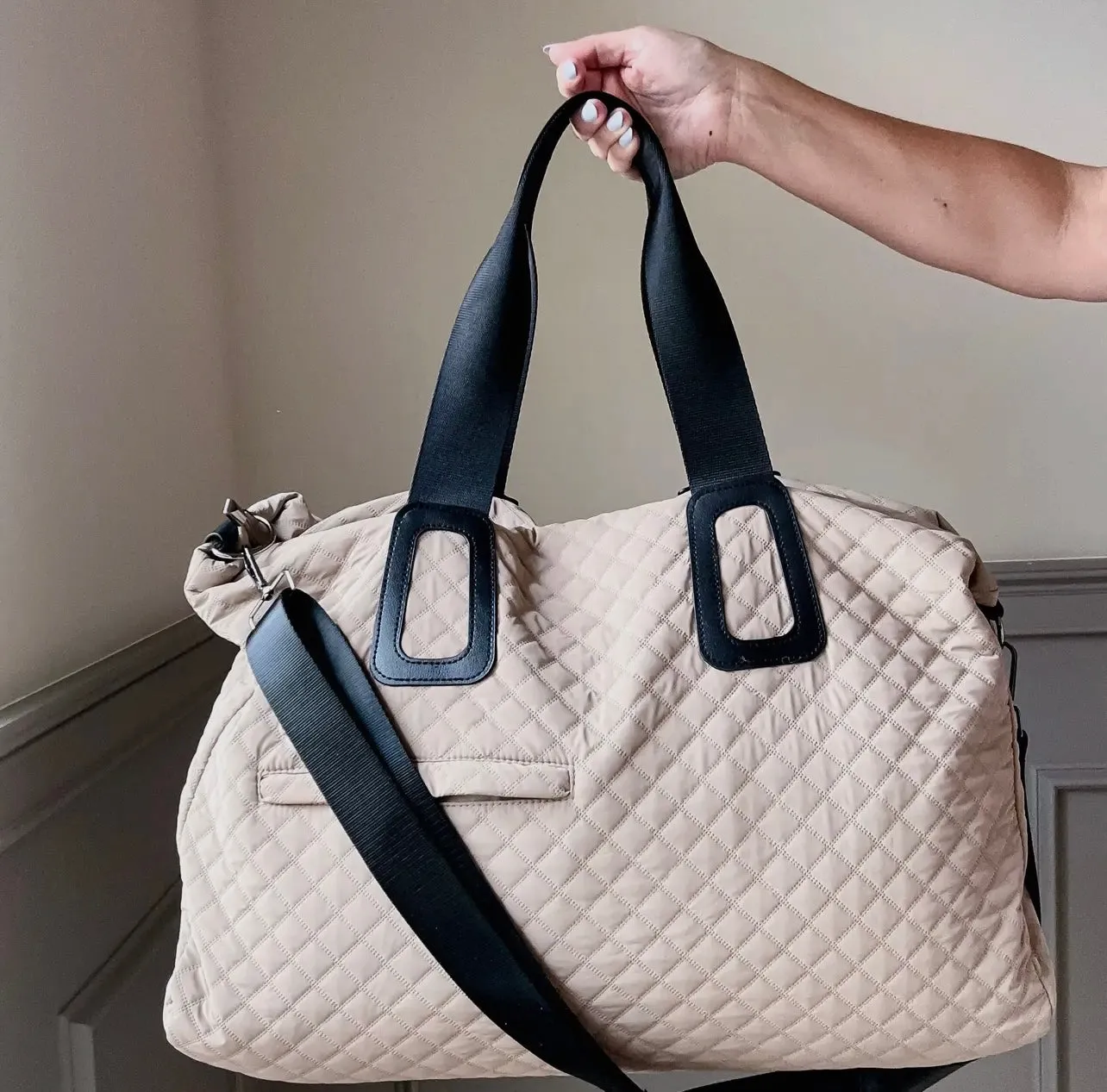 Quilted Weekender Bag