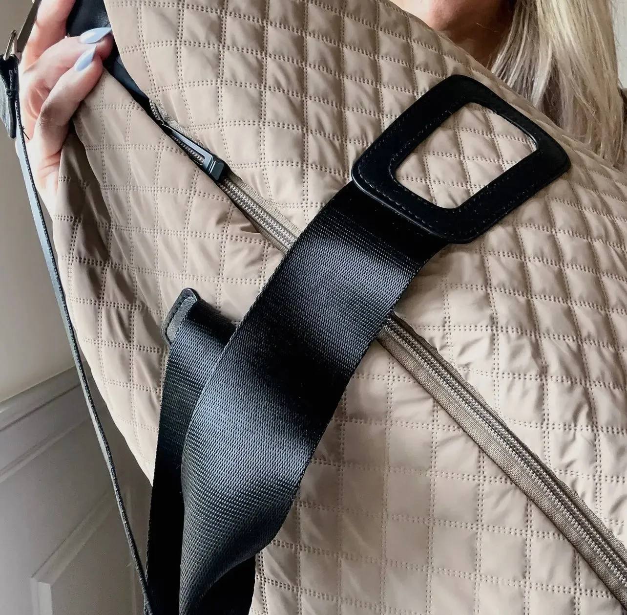 Quilted Weekender Bag