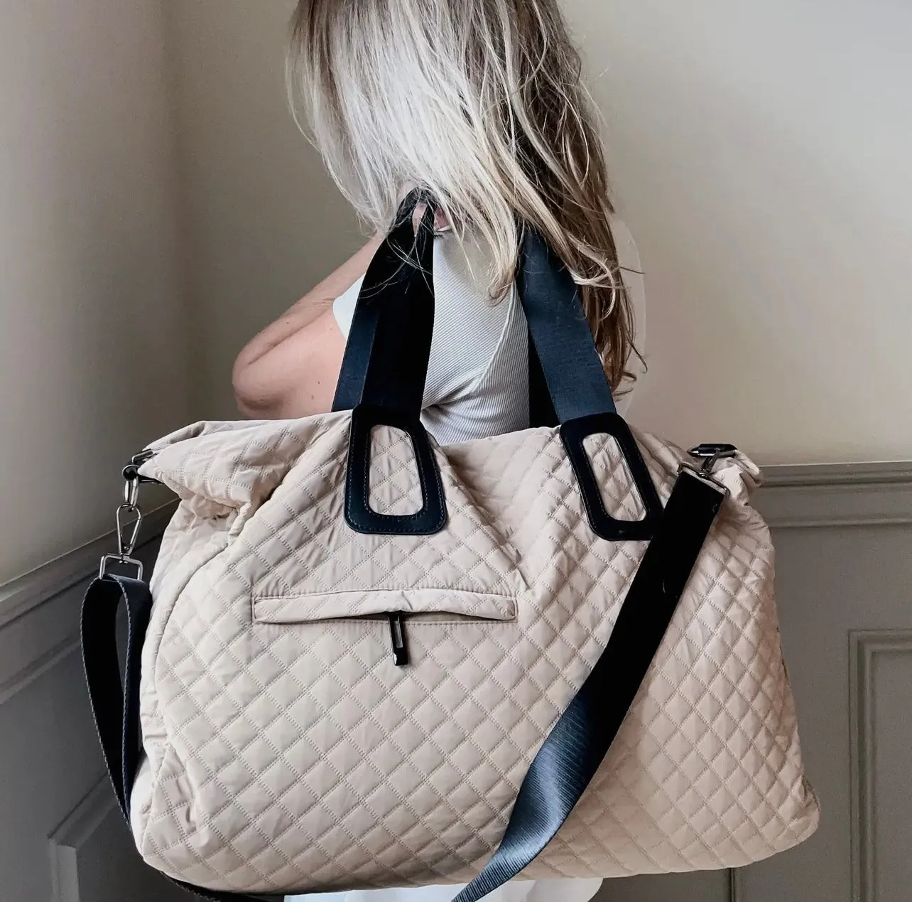 Quilted Weekender Bag