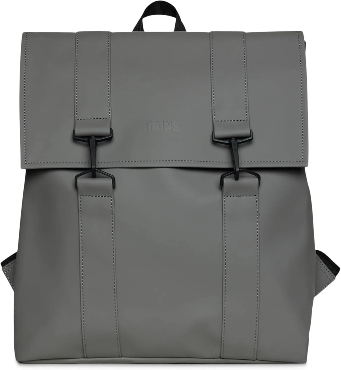 RAINS Messenger Bag, Backpack, Waterproof Classic Contemporary for travel and everyday use - Grey