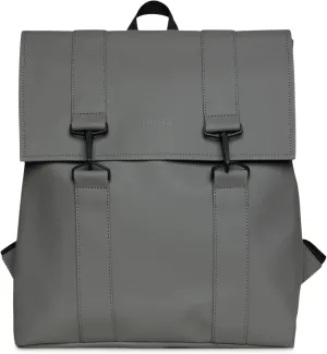 RAINS Messenger Bag, Backpack, Waterproof Classic Contemporary for travel and everyday use - Grey