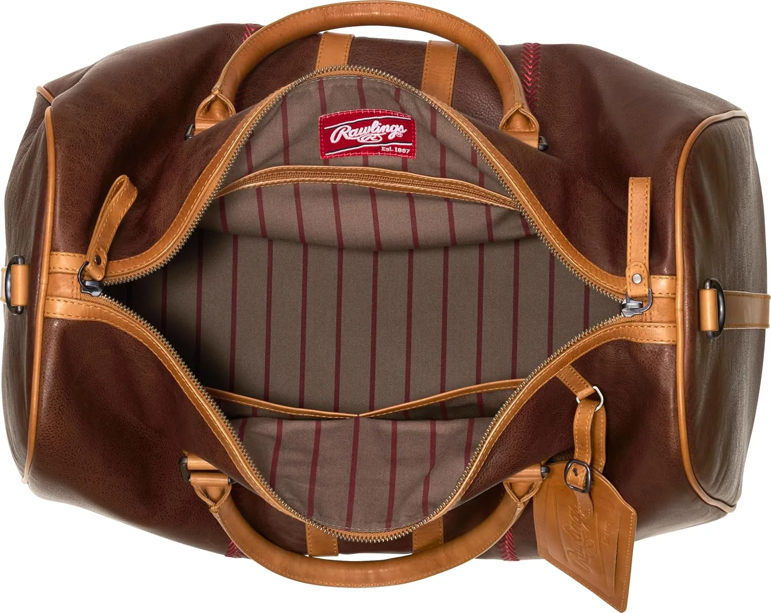 Rawlings | Men's Leather Weekender Duffle Bag Collection | Multiple Styles & Colors