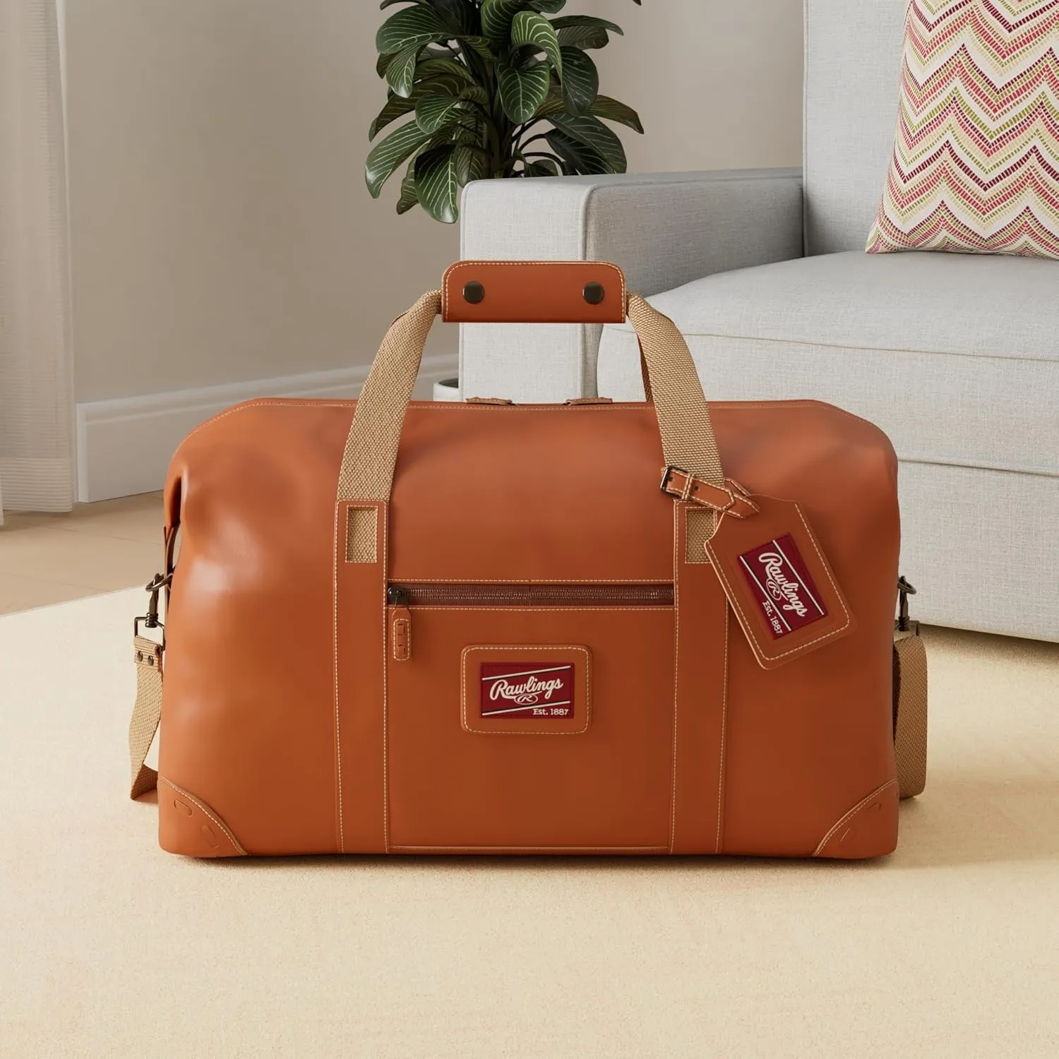 Rawlings | Men's Leather Weekender Duffle Bag Collection | Multiple Styles & Colors
