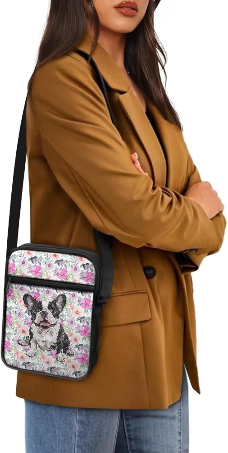 Rchsmod Small Crossbody Bag for Women Men Messenger Bag with Adjustable Strap, Sling Bag Cell Phone Purse with Zipper Closure