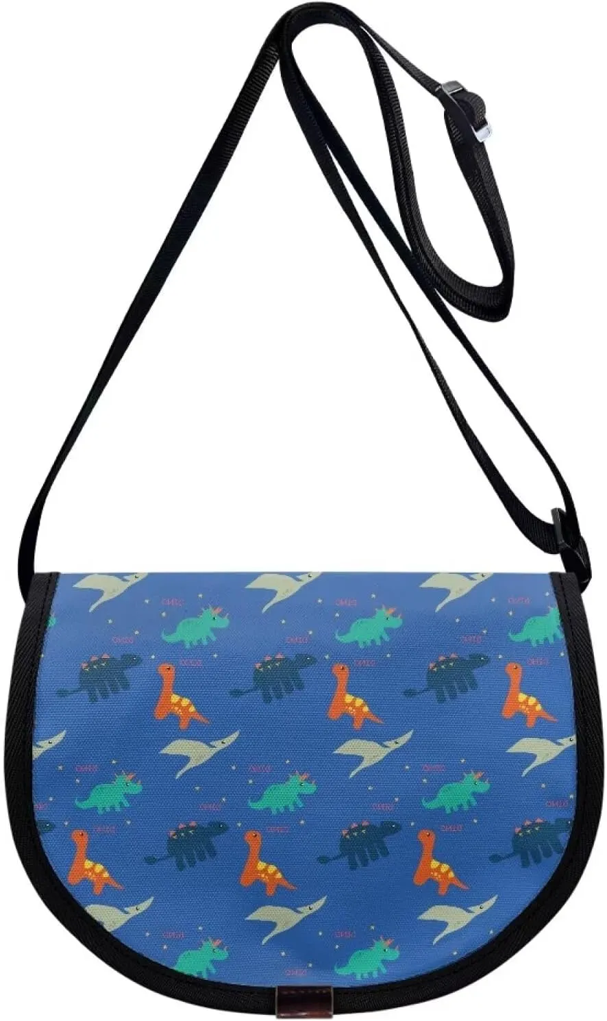 Renewold Dinosaur Print Crossbody Purse for Kids Crossbody Cross Body Handbags Cell Phone Wallet Cards Shoulder Bag with Adjustable Strap Messenger Bags Portable for Trip Running School