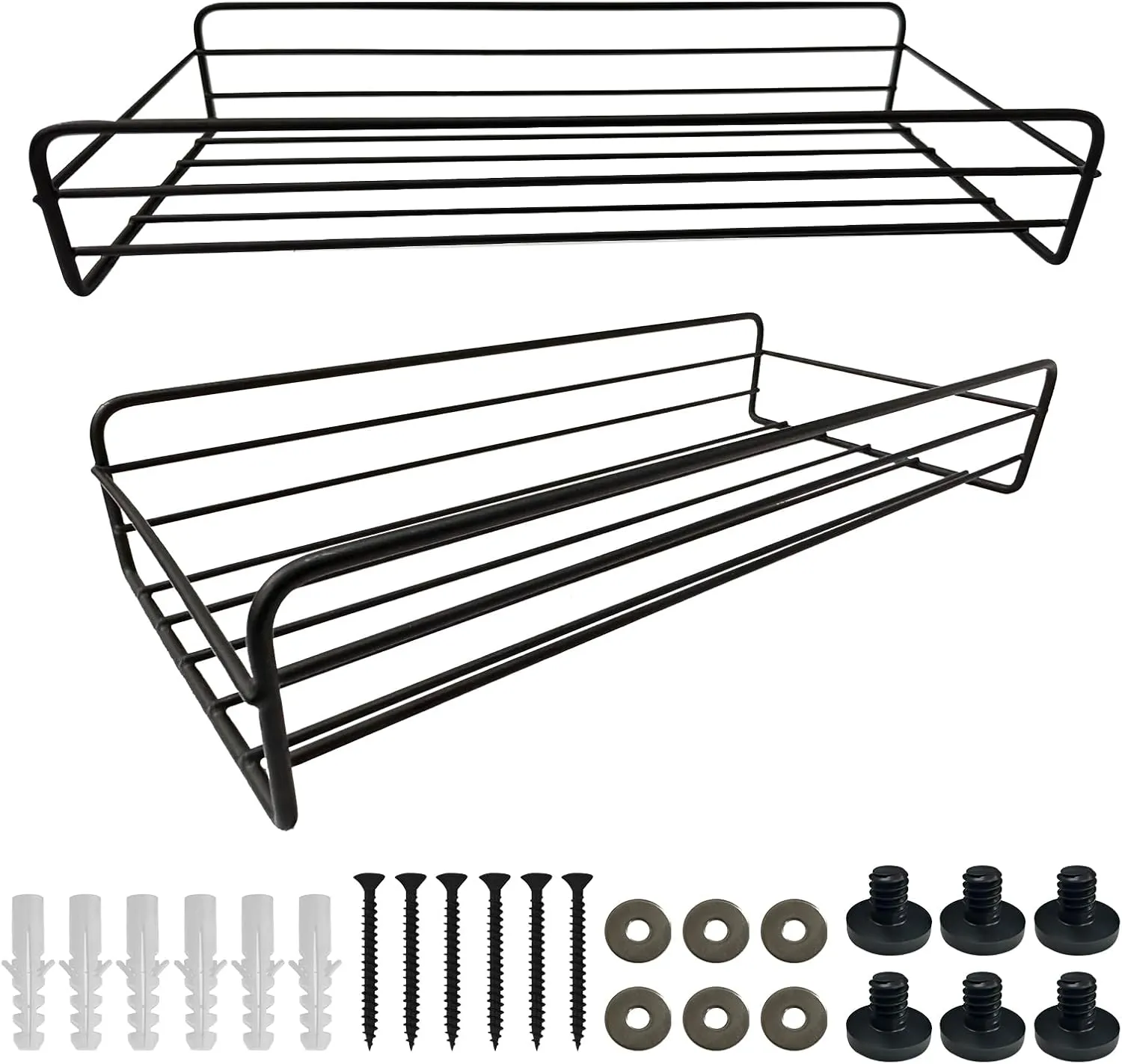 Resin Storage Shed Shelves Accessory 9.8" x 15.7" x2.2"Shelf of Resin Outdoor Storage with EZ Bolt Assembly for Suncast Select Outdoor Shed Models