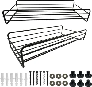 Resin Storage Shed Shelves Accessory 9.8" x 15.7" x2.2"Shelf of Resin Outdoor Storage with EZ Bolt Assembly for Suncast Select Outdoor Shed Models
