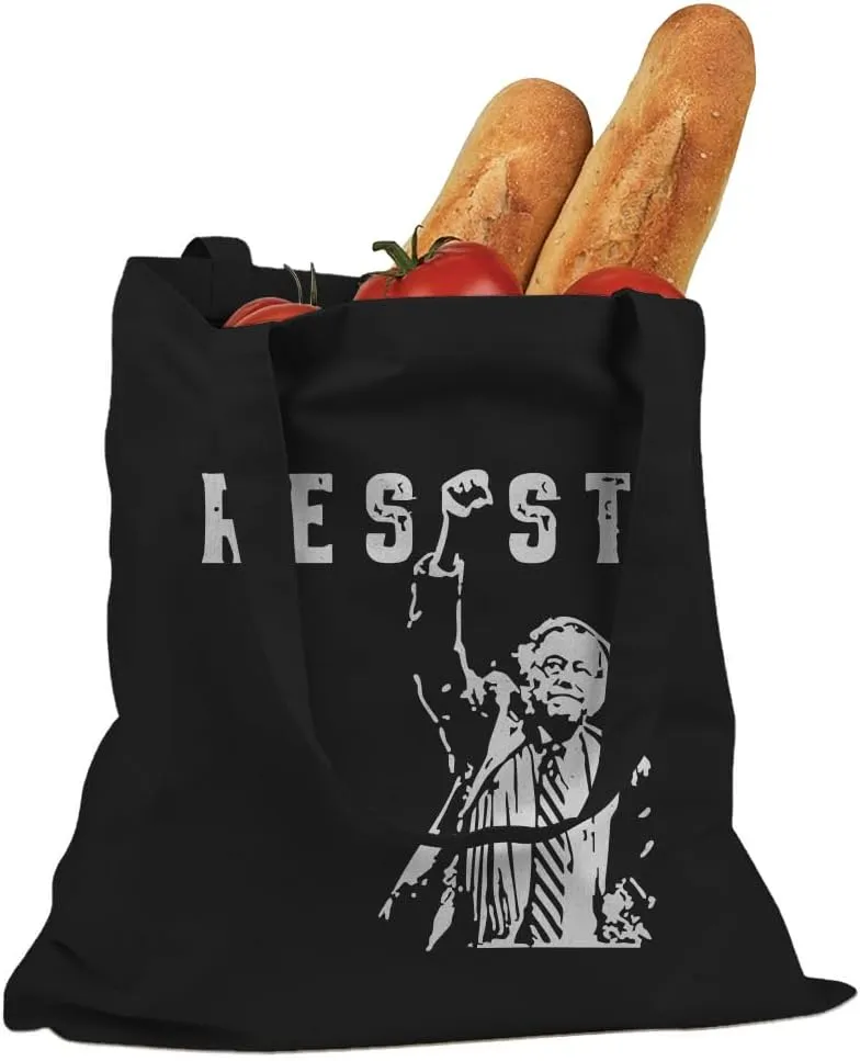 Resist Bernie Sanders Political Action Protest Cotton Canvas Tote Bag