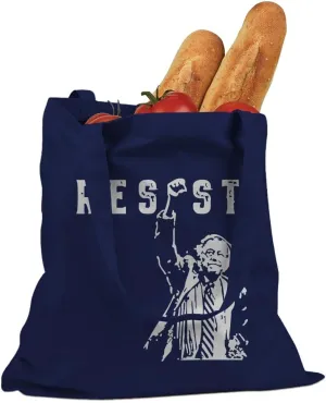 Resist Bernie Sanders Political Action Protest Cotton Canvas Tote Bag