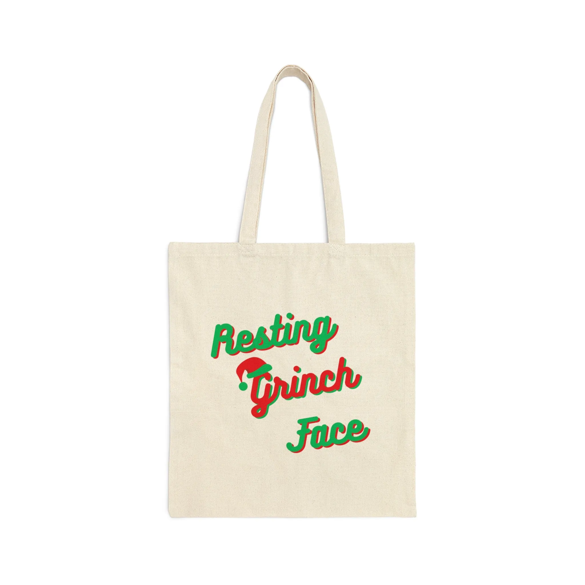 Resting Grinch Face Tote