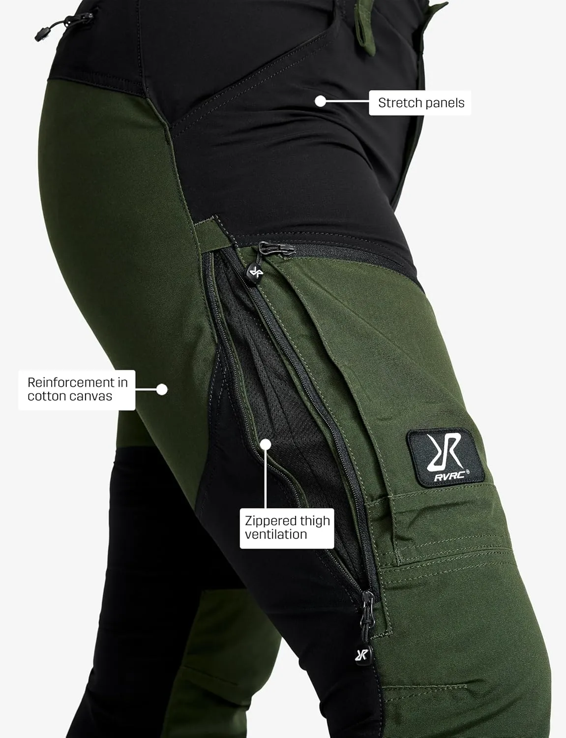 RevolutionRace Women’s RVRC GP Pro Pants, Durable and Ventilated Pants for All Outdoor Activities