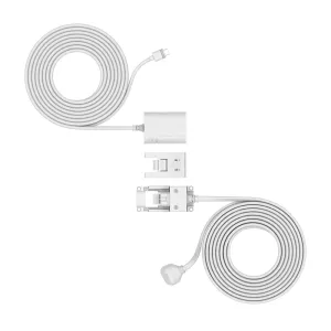 Ring Indoor/Outdoor Power Adapter (USB-C) for Outdoor Cam Plus, Stick Up Cam Pro, Spotlight Cam Plus, Spotlight Cam Pro - White