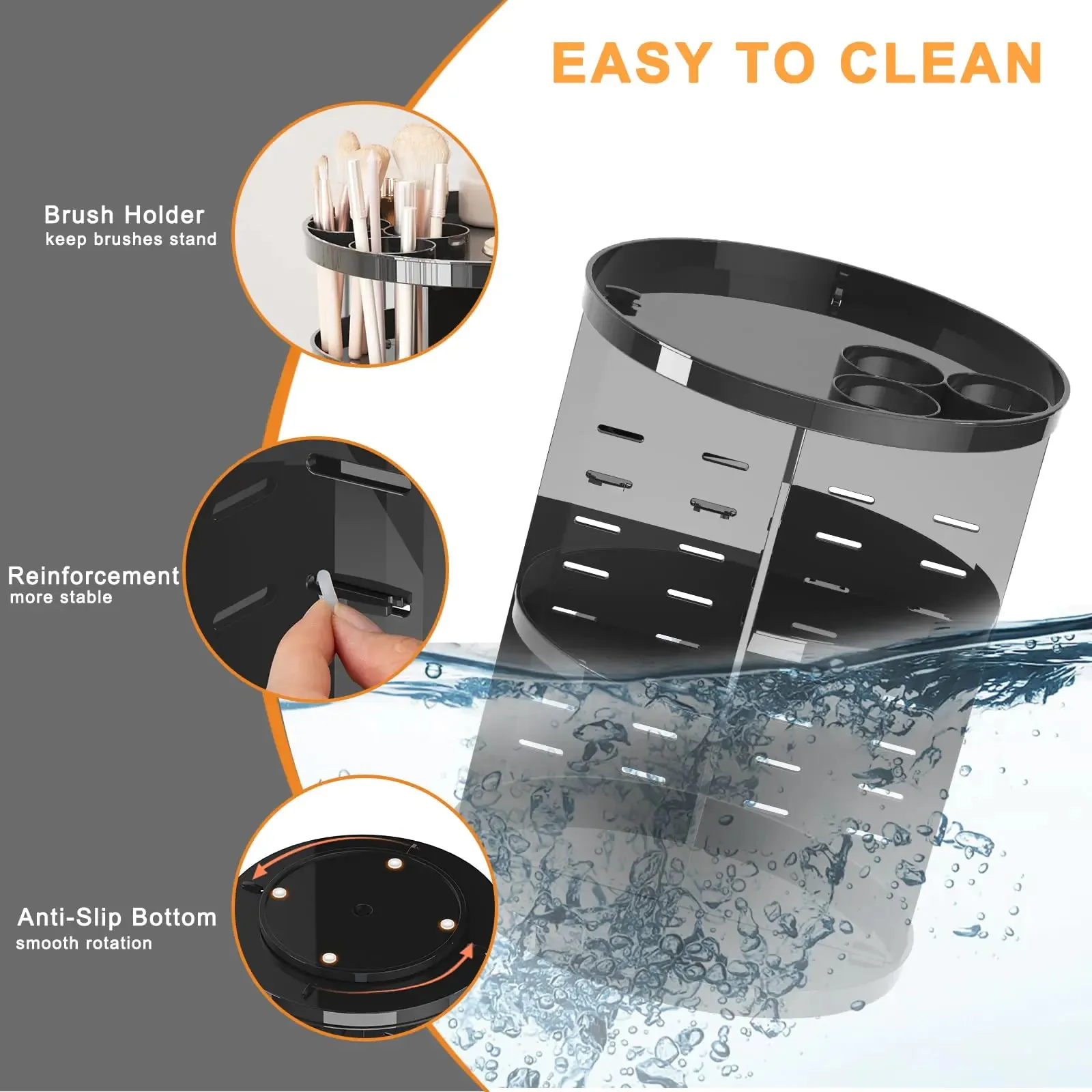 Rotating Makeup Organizer