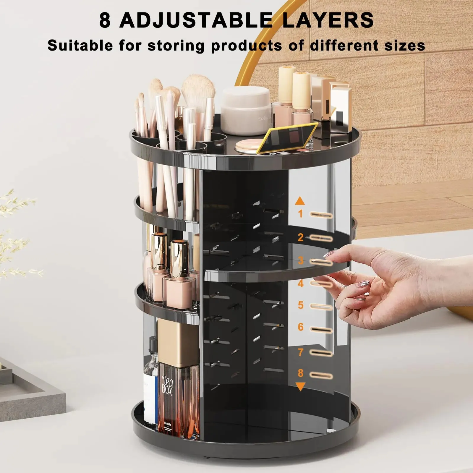 Rotating Makeup Organizer