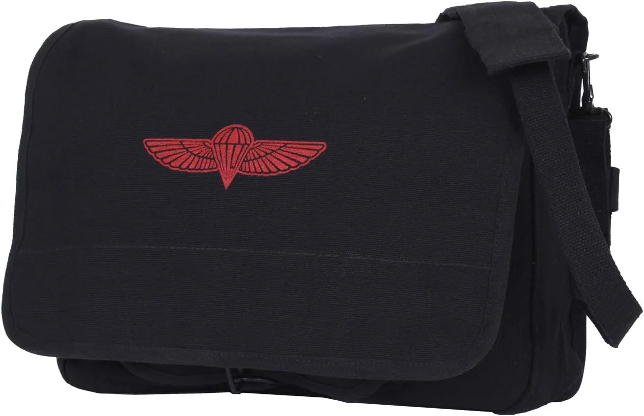 Rothco Canvas Israeli Paratrooper Crossbody Shoulder Bag