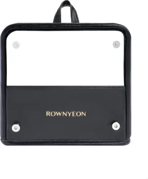 ROWNYEON Makeup Brush Bag, High Capacity Stand-Up Makeup Brush Holder, Travel Professional Cosmetic Bag Artist Organizer Bag Large Makeup Case with Adjustable Divider (Brushes Not included)