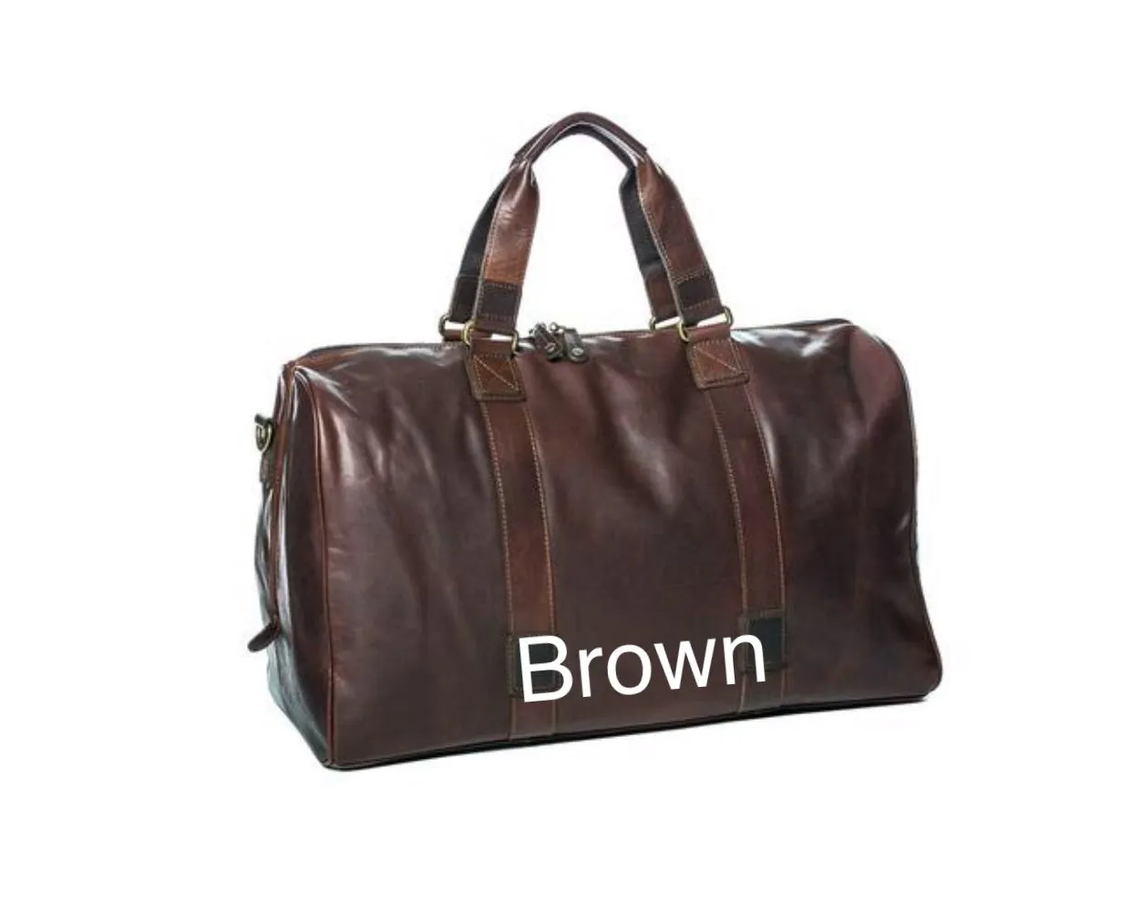 Rugged Hide RH-7320 Cairo Leather Overnight Bag