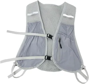 Running Vest Pack Hydration Vest with Reflective Strips Multiple Storage Compartment for Men Women for Hiking Climbing Trail