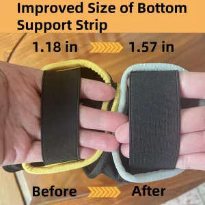 SACSTAR Magnetic Gym Bag Water Bottle Carrier Holder with Adjustable Strap & Phone Pockets Magnetic Bag Gym 5 Built-in Magnet Bag for Gym Yellow