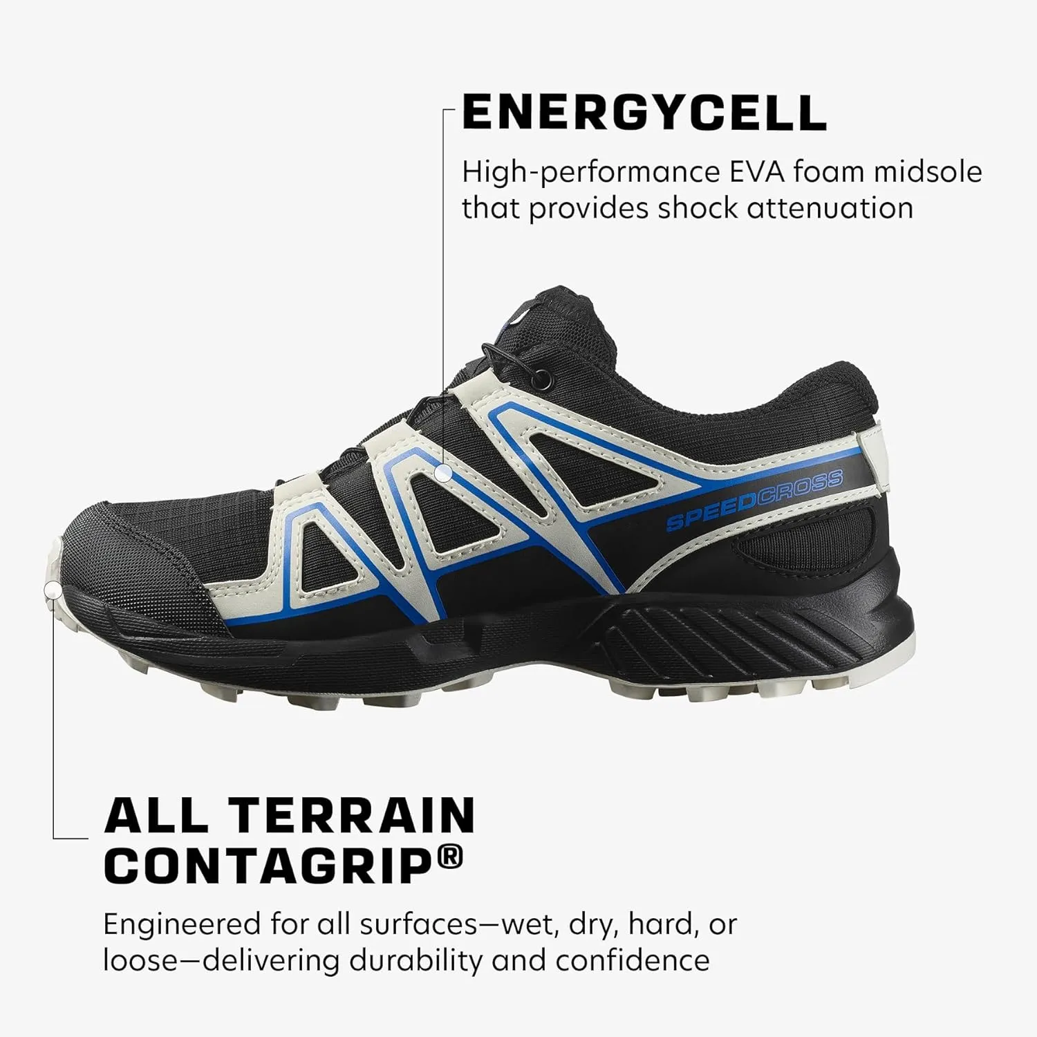 Salomon Junior SPEEDCROSS CLIMASALOMON™ WATERPROOF Outdoor Shoes for Kids