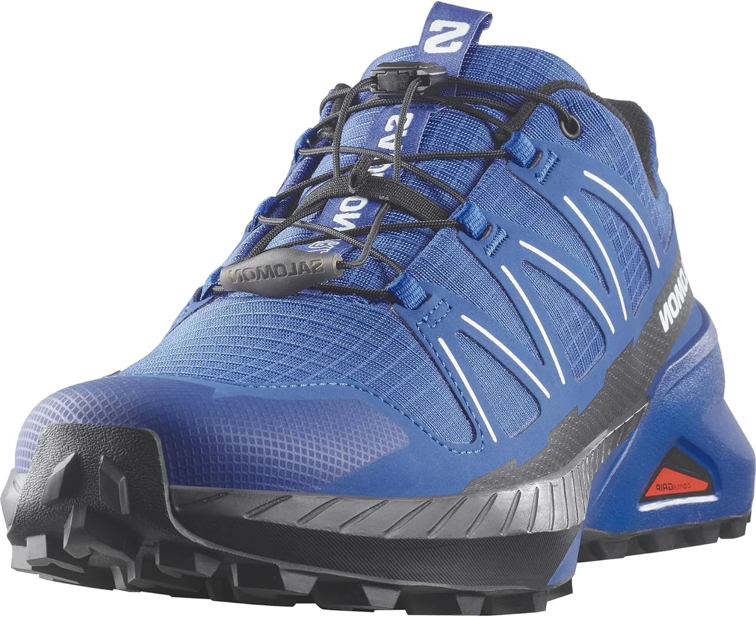 Salomon Men’s Speedcross Peak Trail Running Shoes - Lapis Blue/Black/White - 12