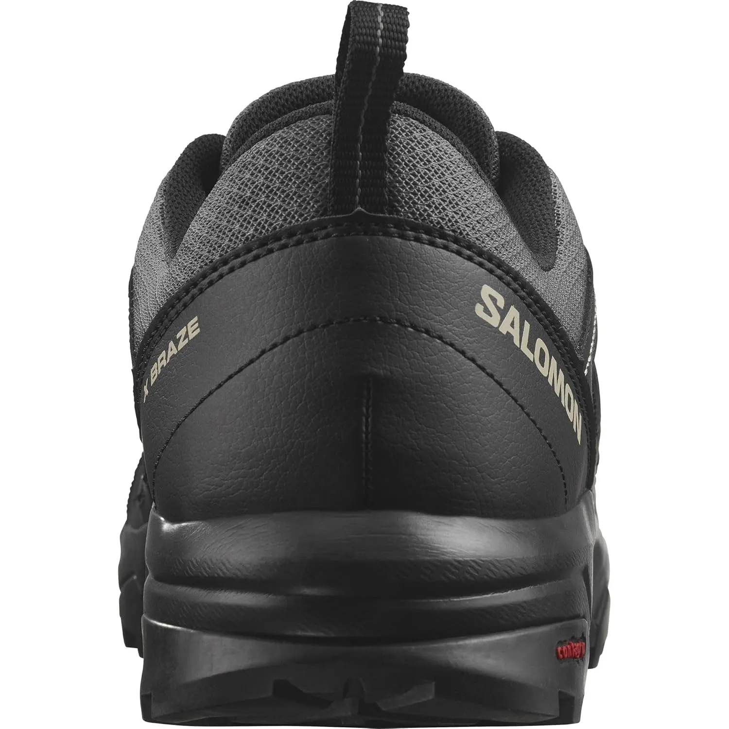 Salomon Men's X BRAZE Hiking Shoes for Men, Pewter / Black / Feather Gray,9.5