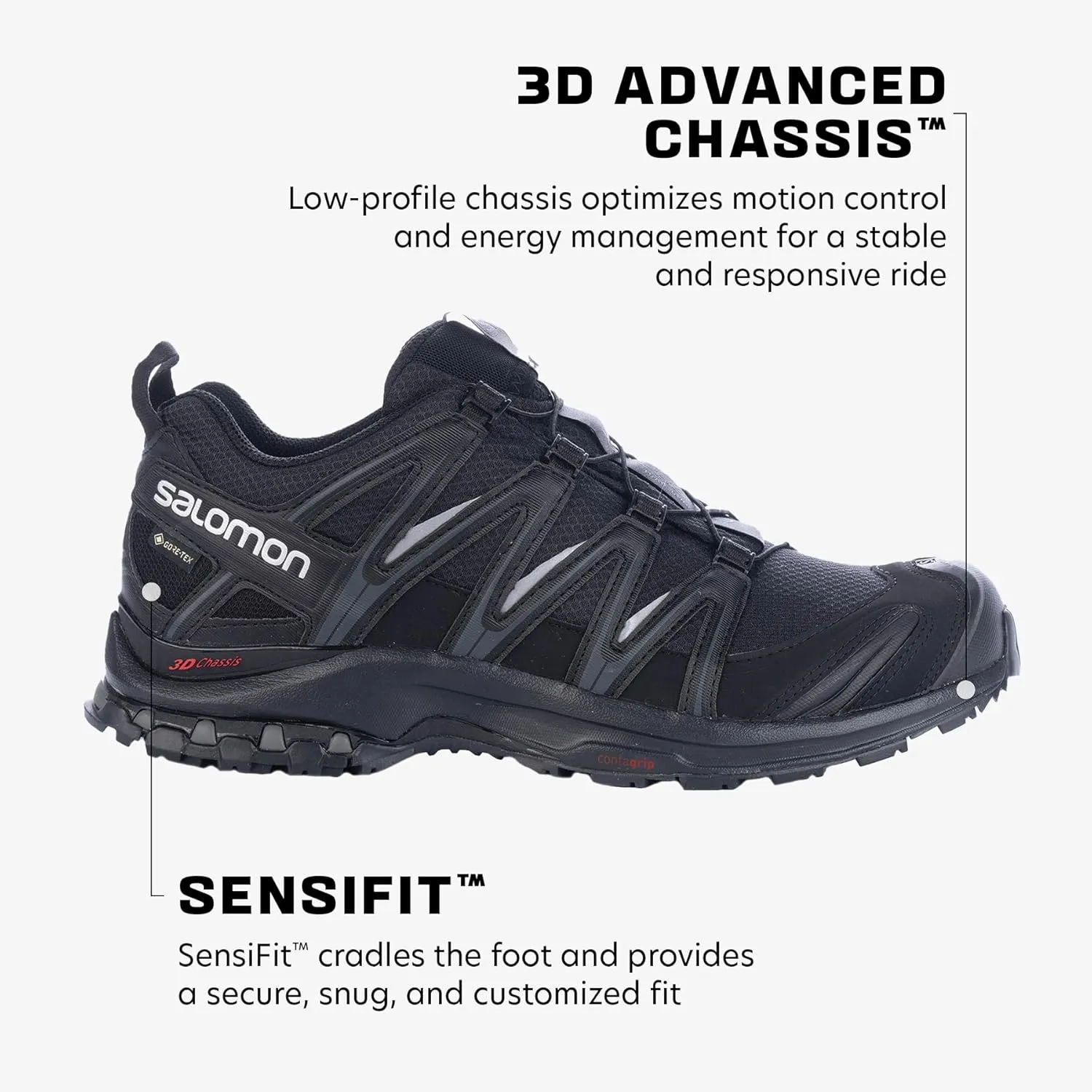 Salomon Men's XA Pro 3D Gore-Tex Trail Running Shoes