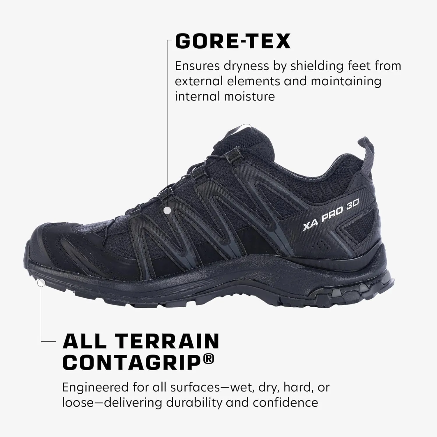 Salomon Men's XA Pro 3D Gore-Tex Trail Running Shoes