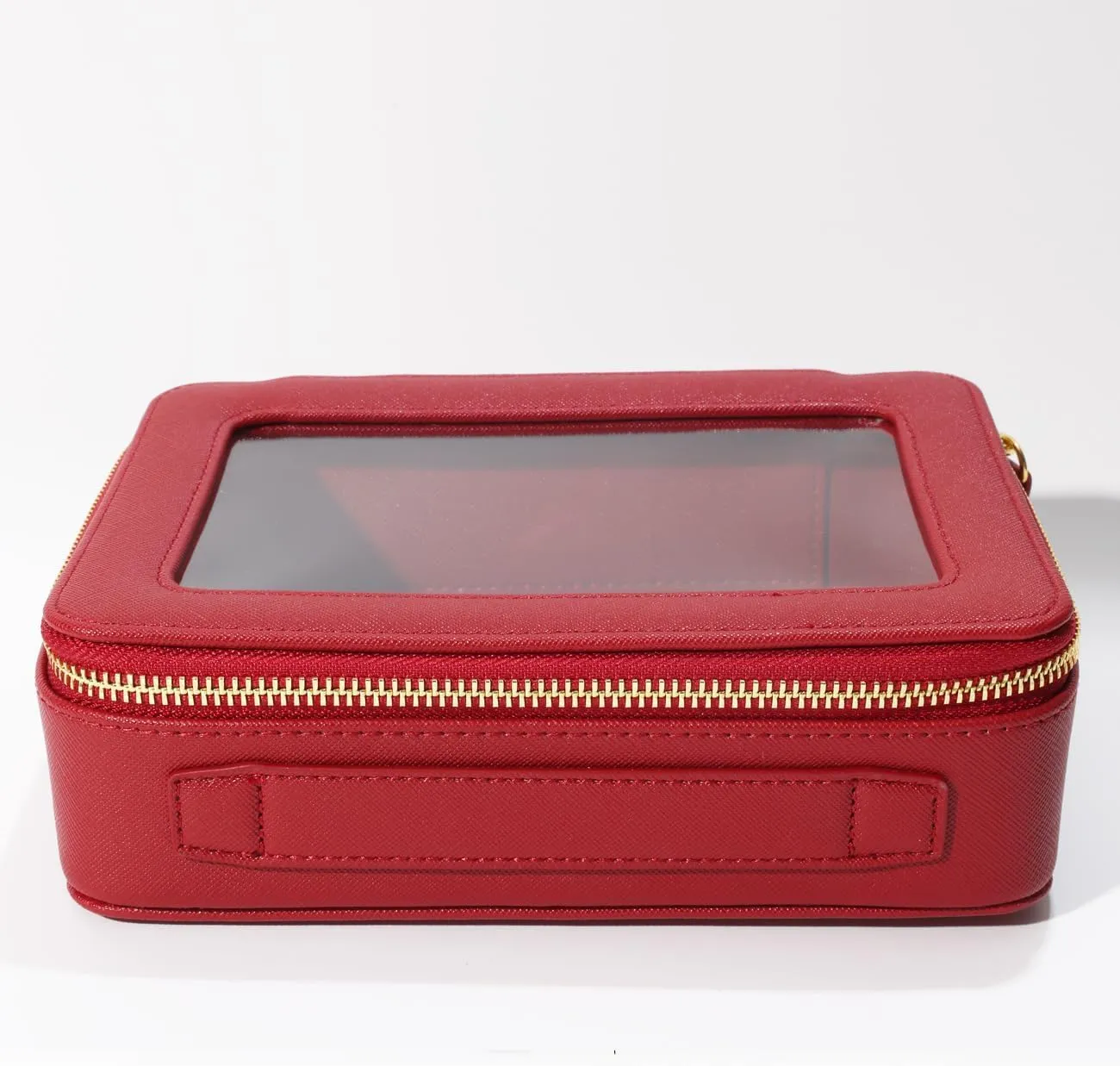 SANHECUN Toiletry bag waterproof cosmetic organizer with handle lagre opening for travelling