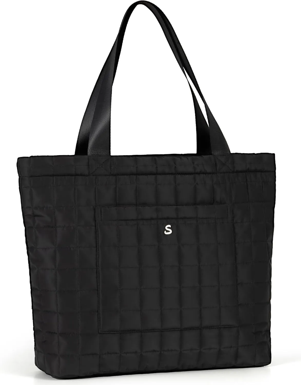 SATINSAINT Large Tote Travel Bag for Women with Zipper, Quilted Carry-All Shoppers Tote for Travel, Work, Gym and Casual Use