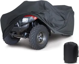 SBU ATV cover compatible for Suzuki KingQuad 400FSi Quad 4 Wheeler All Terrain Vehicles 2011. Strong All Weather Protection.