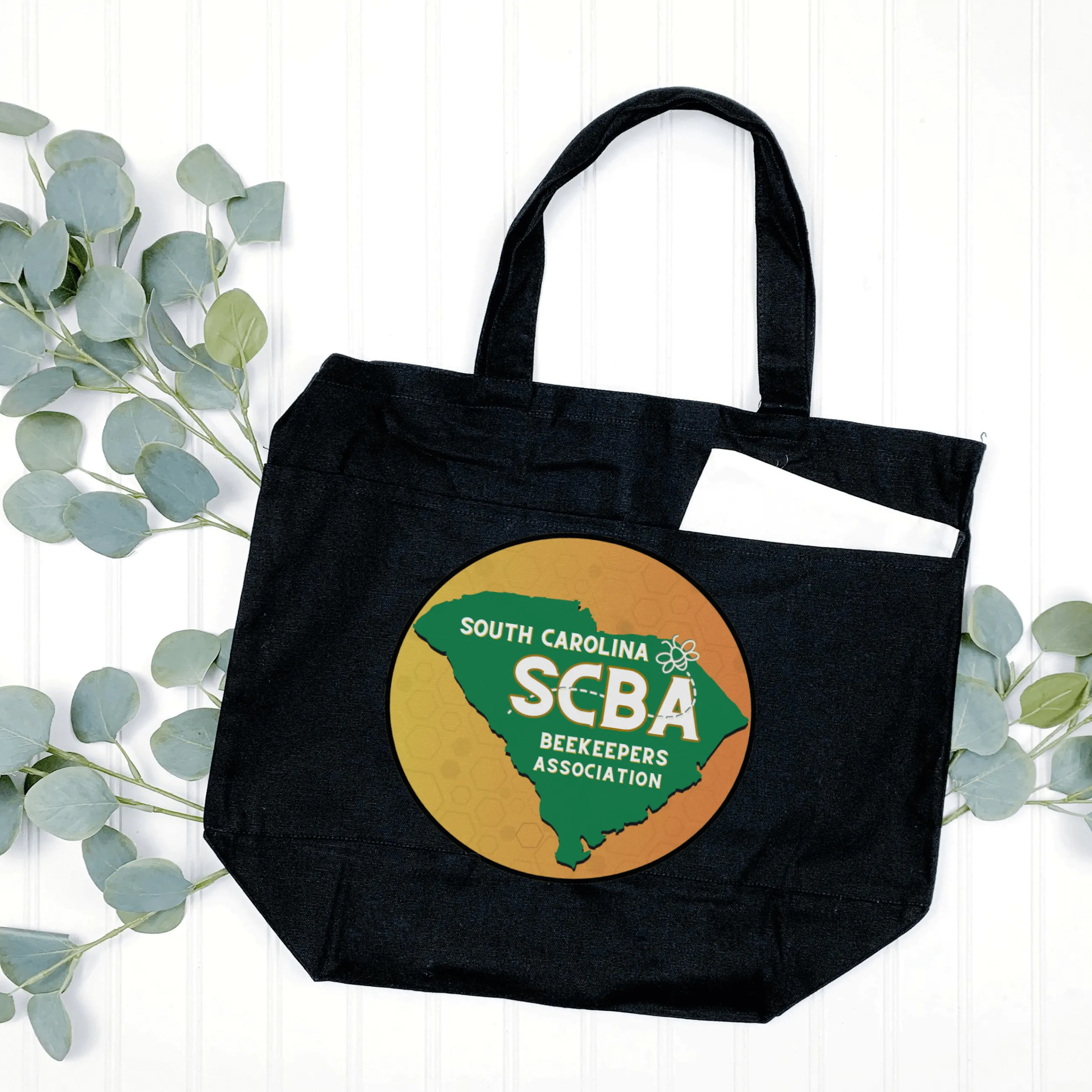 SCBA Logo Tote with Pockets