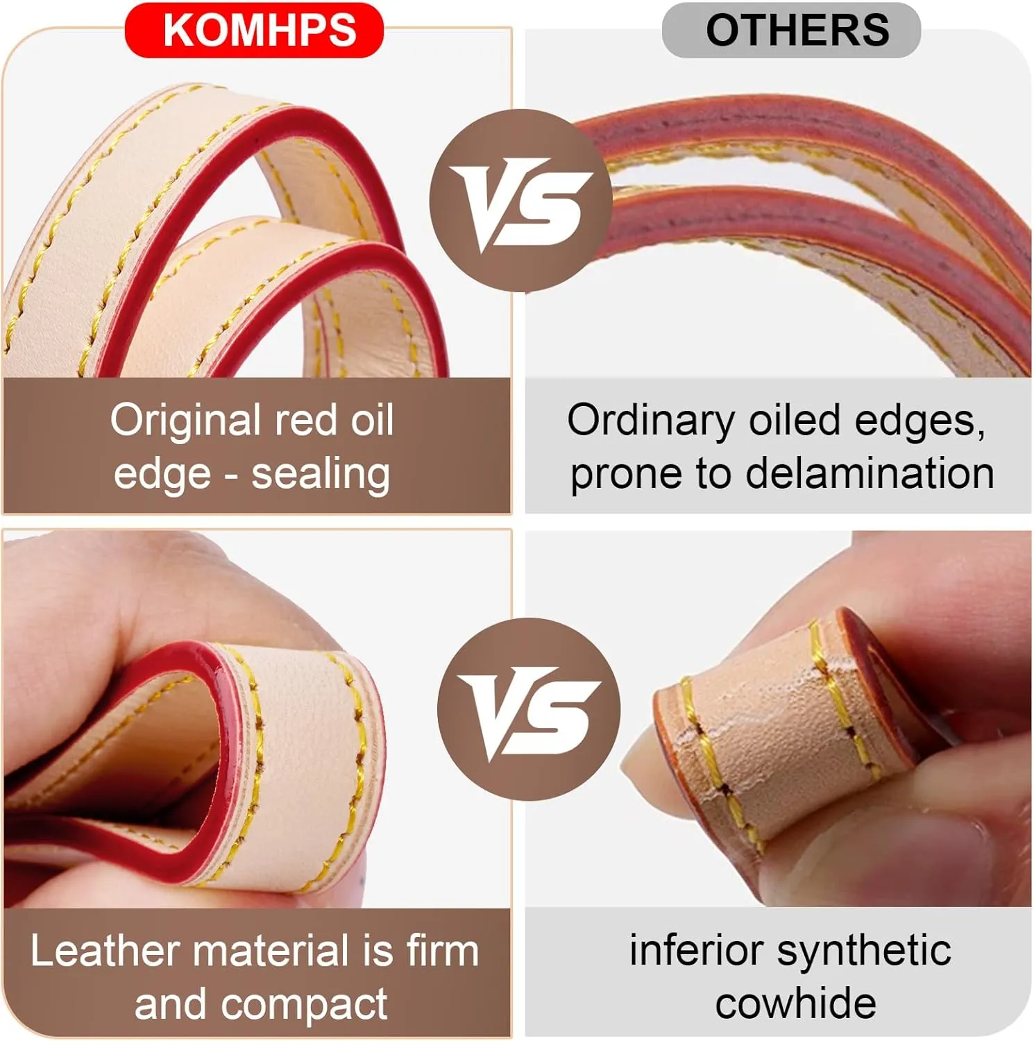 SENTEN Vachetta Leather Replacement Strap for L V