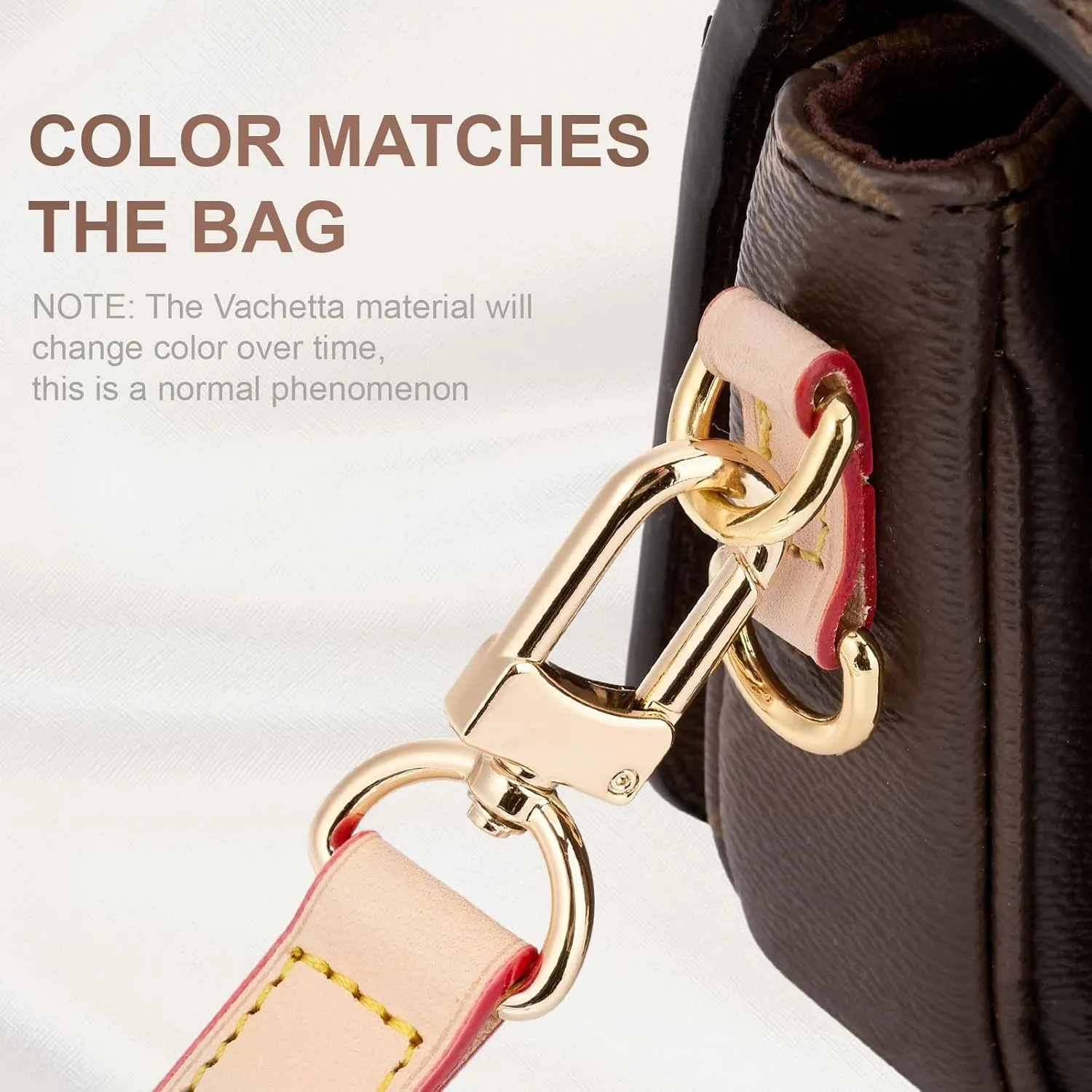 SENTEN Vachetta Leather Replacement Strap for L V