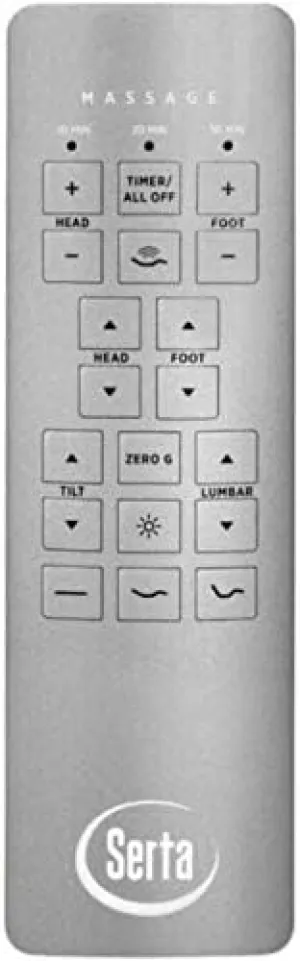 Serta Motion Custom 1 or 2 (II) New White Version Replacement Remote for Adjustable Beds