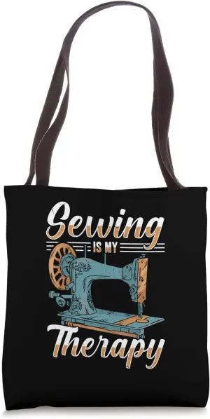 Sew Enthusiast Creative Sewing Machine Tote Bag