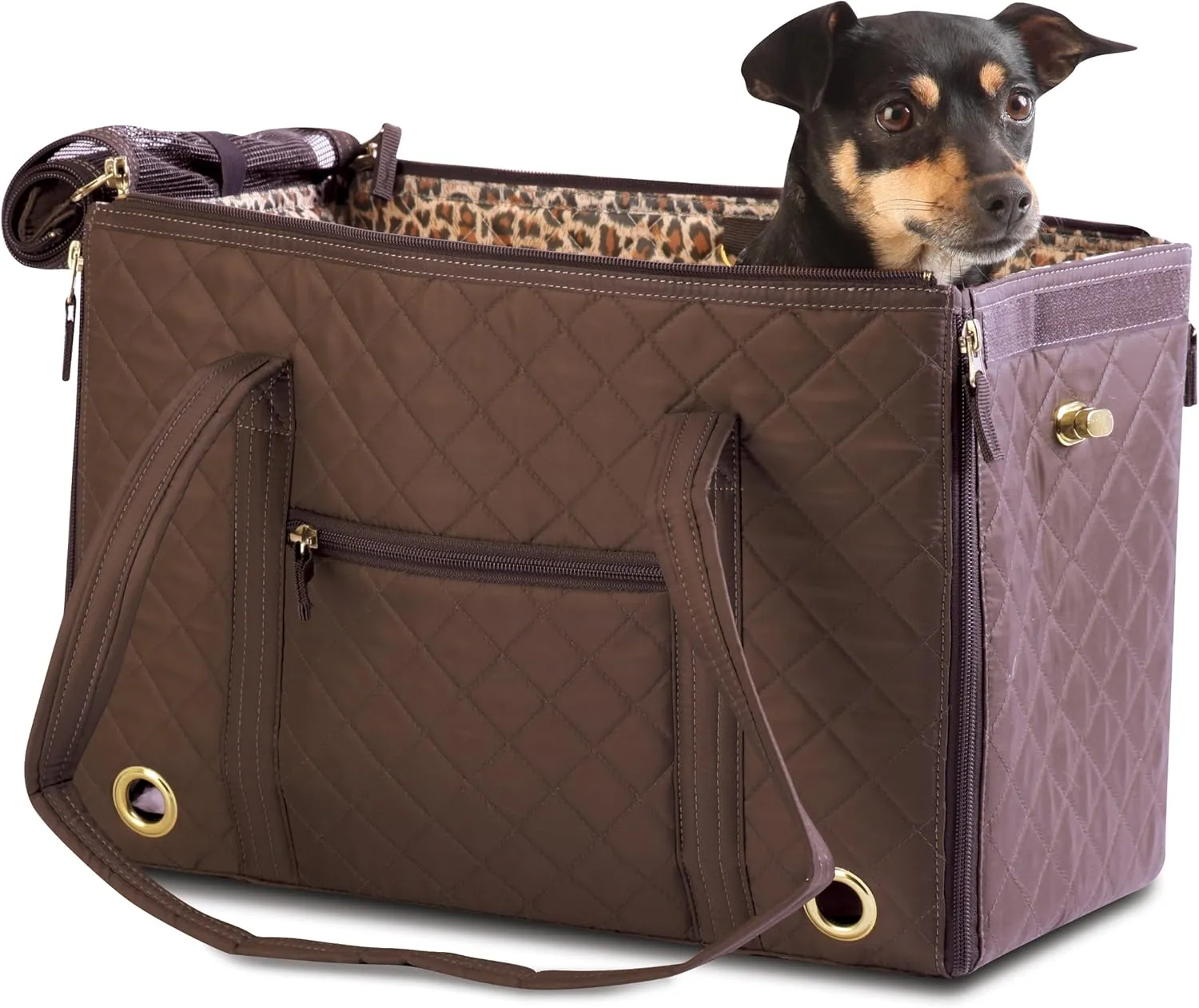 Sherpa Park Tote Pet Carrier, Small Brown