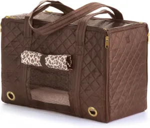 Sherpa Park Tote Pet Carrier, Small Brown