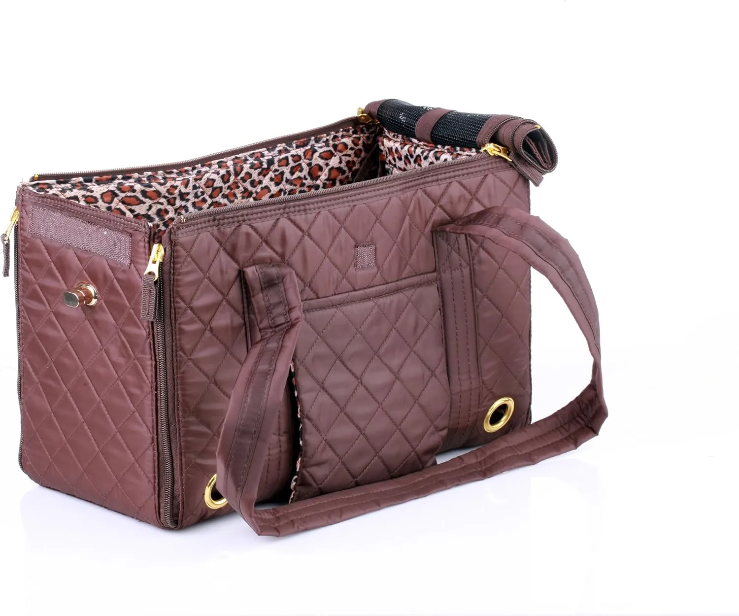 Sherpa Park Tote Pet Carrier, Small Brown