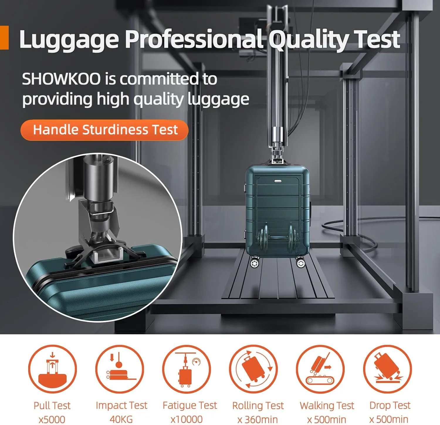 SHOWKOO Luggage Sets Expandable Suitcase Double Wheels TSA Lock (ArmyGreen)