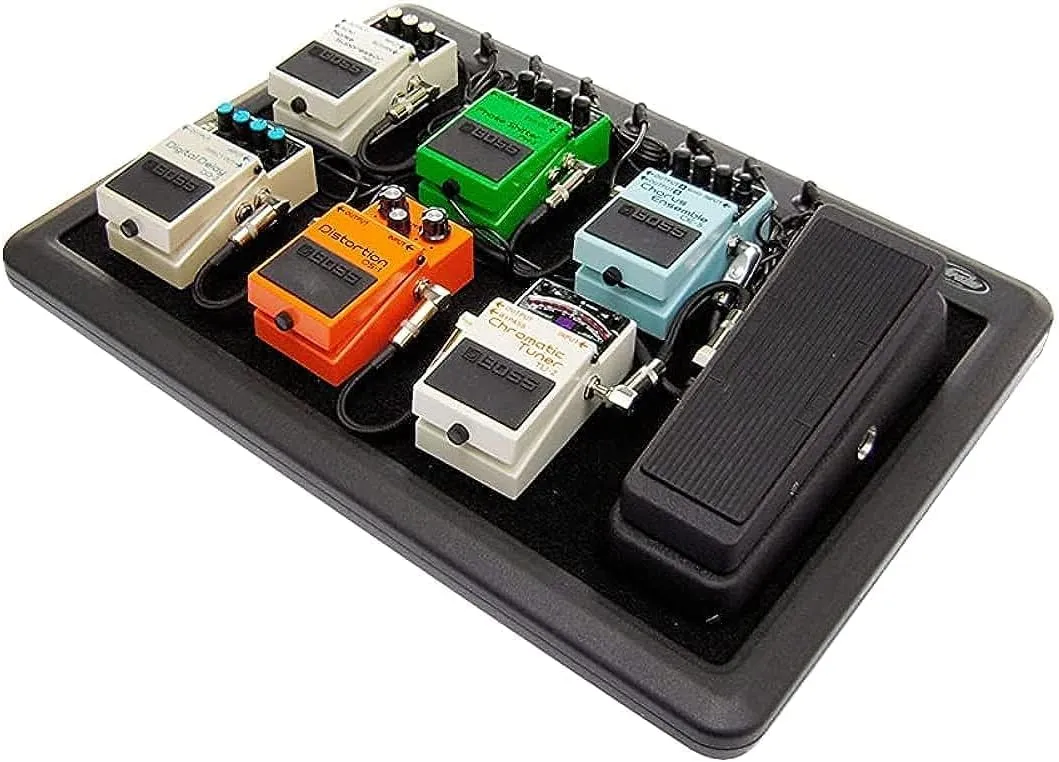 SKB Cases 1SKB-PS-8 Powered Pedalboard with 8 Built-In 9VDC Output Jacks and External Transformer