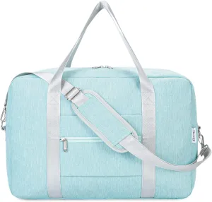 Small Carry On Bag For Spirit Airlines Personal Item Bag 18x14x8 Foldable Travel Duffel Bag Underseat Carry on Luggage for Women and Men 25L (Mint Green)