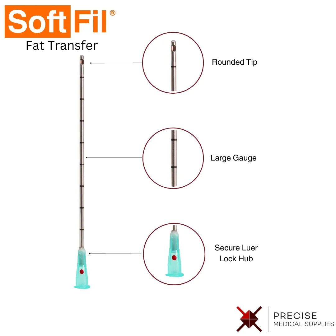 Softfil Precision Single Use Fat Transfer Cannulas - Box of 20