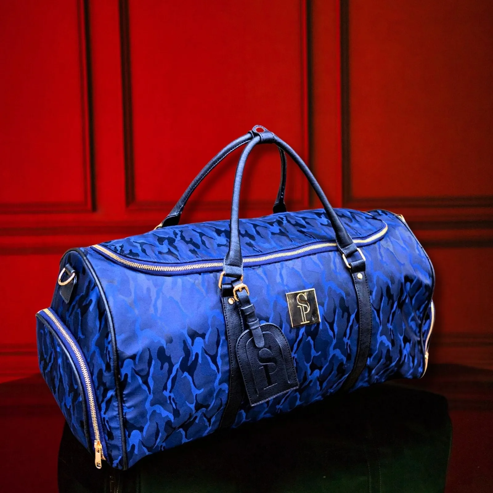 Sole Premise Blue Camo Duffle Bag (New Weekender Design)