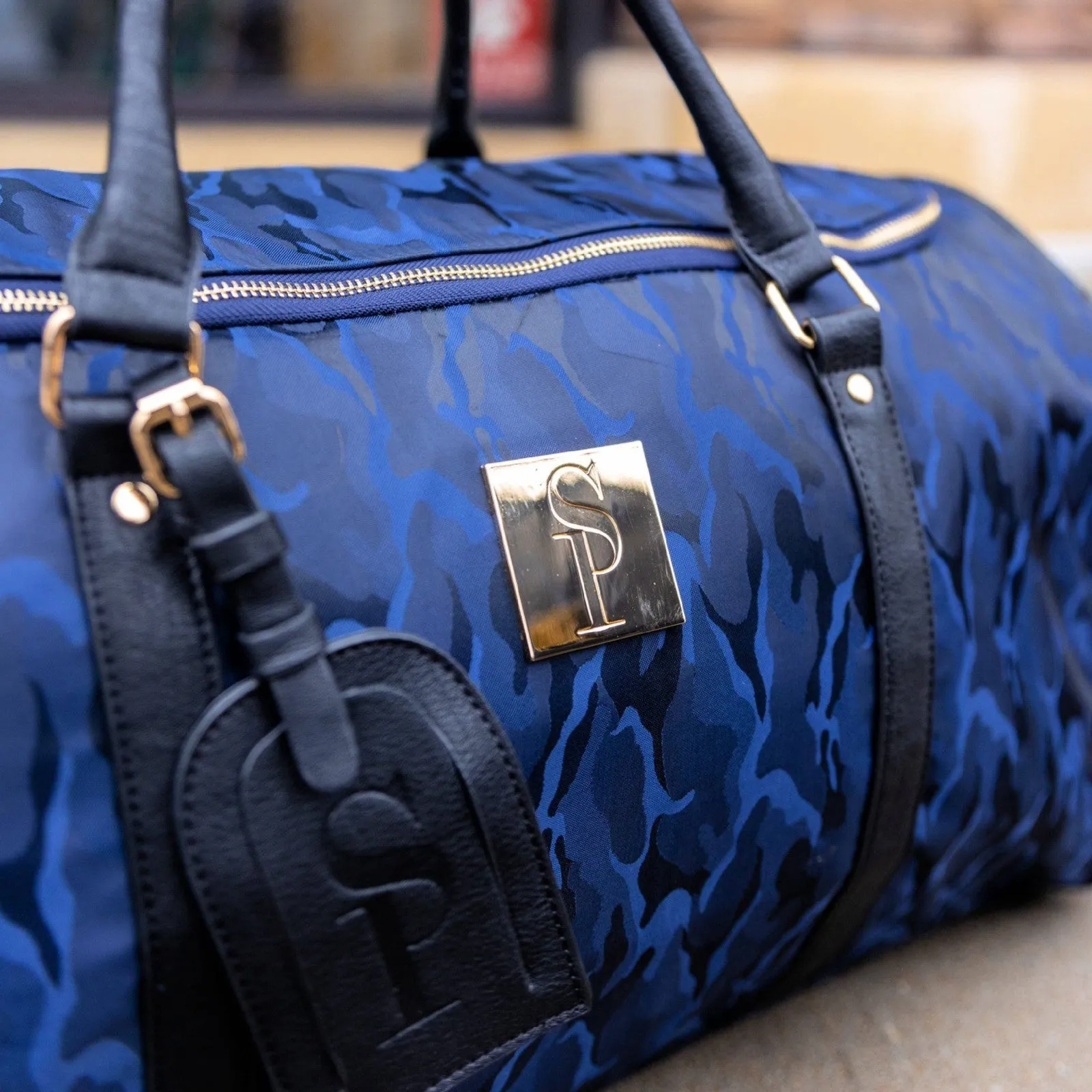 Sole Premise Blue Camo Duffle Bag (New Weekender Design)