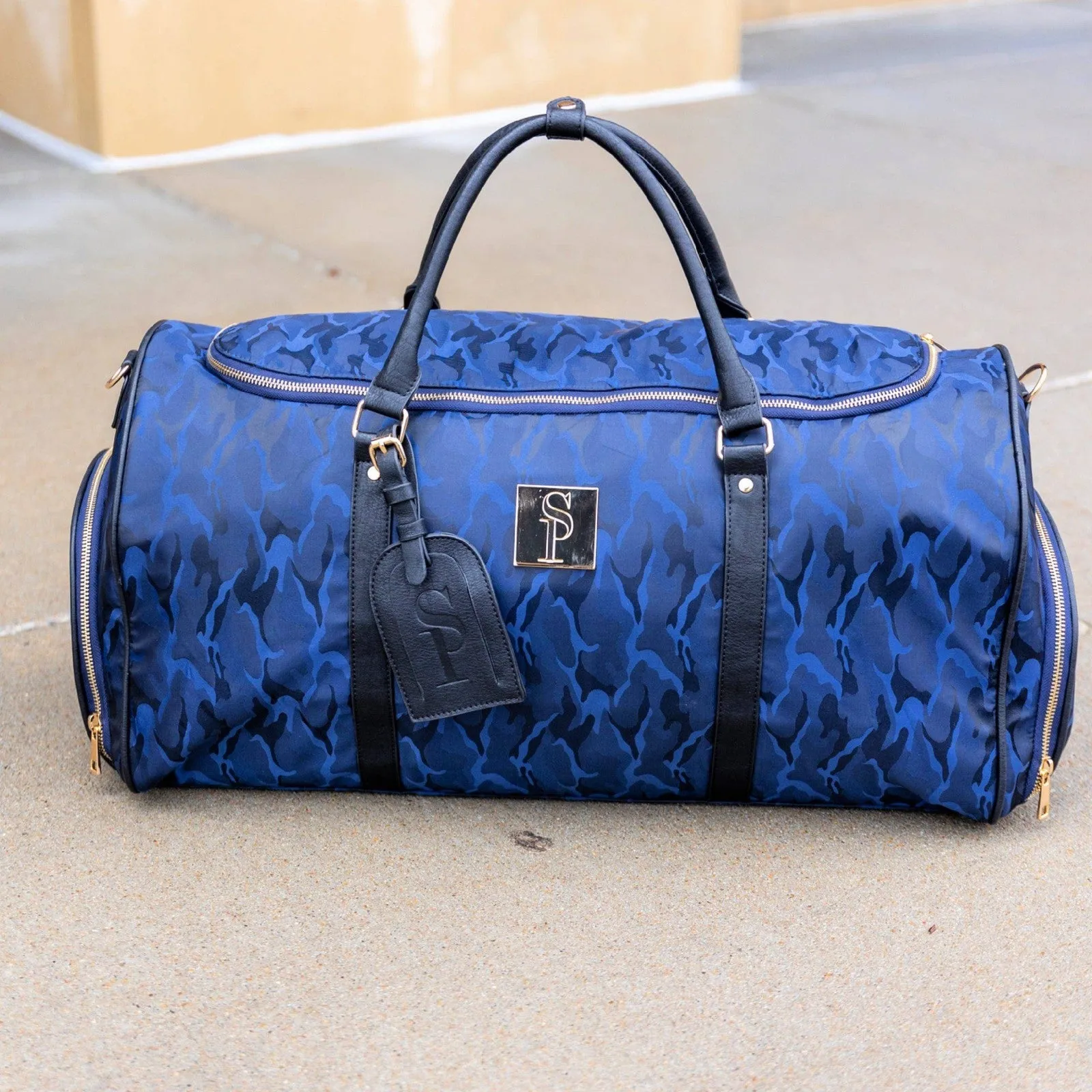 Sole Premise Blue Camo Duffle Bag (New Weekender Design)