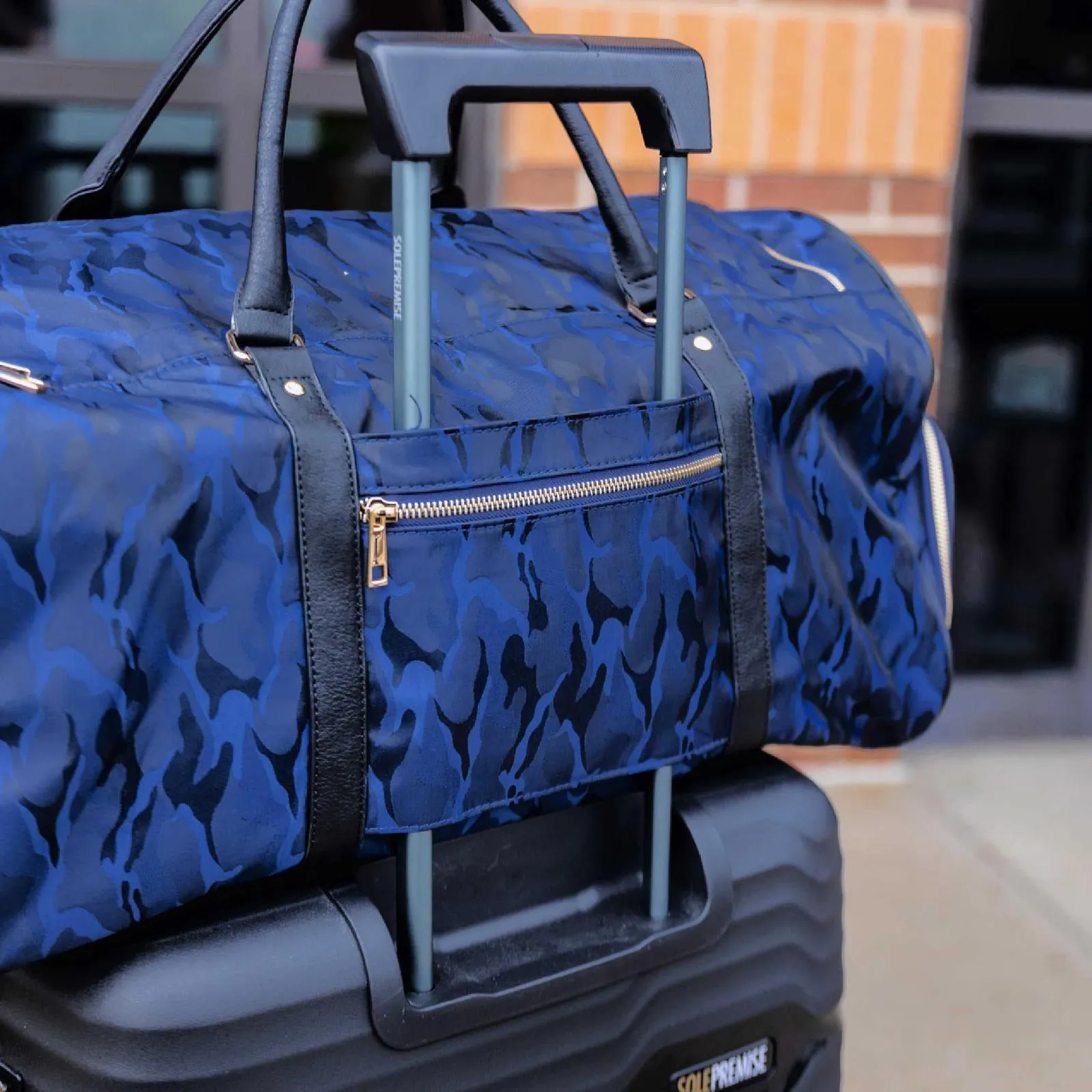 Sole Premise Blue Camo Duffle Bag (New Weekender Design)