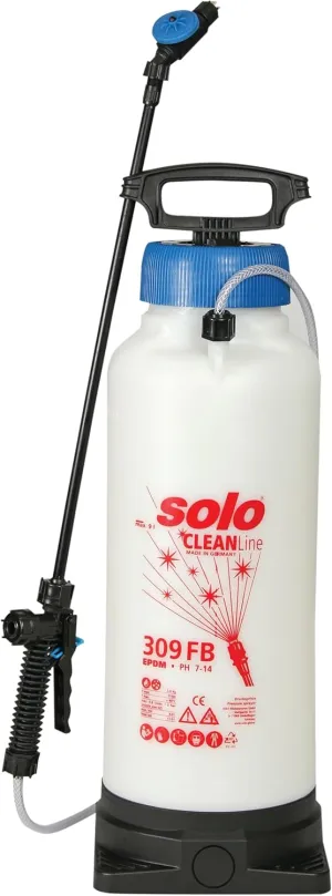 SOLO 309-FB 2.5-Gallon CLEANLine Handheld Foaming Sprayer W/EPDM Seals (PH 7-14) and O-Rings