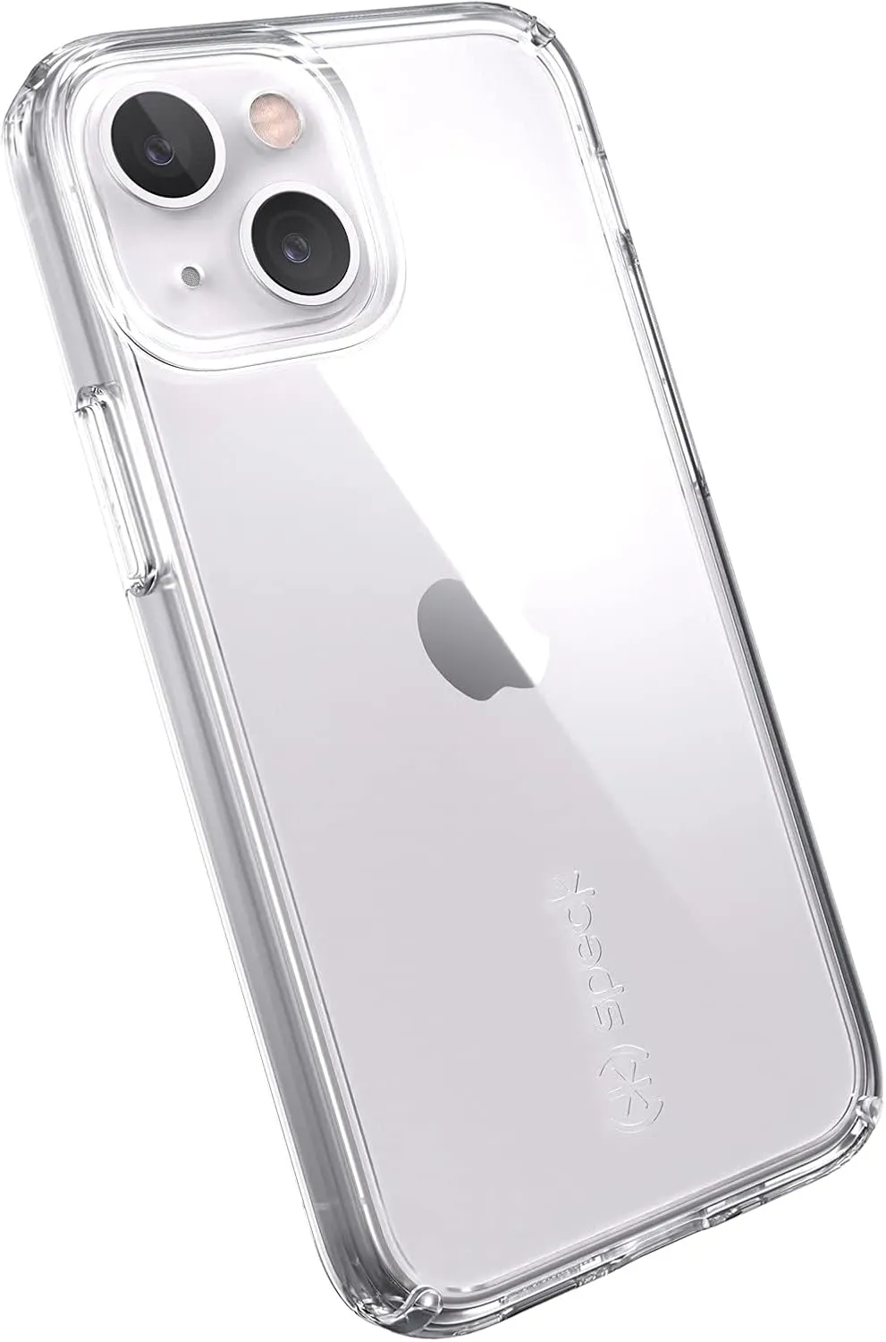 Speck iPhone 13 Mini Case - Drop Protection, Wireless Charging Compatible, Clear, Antimicrobial