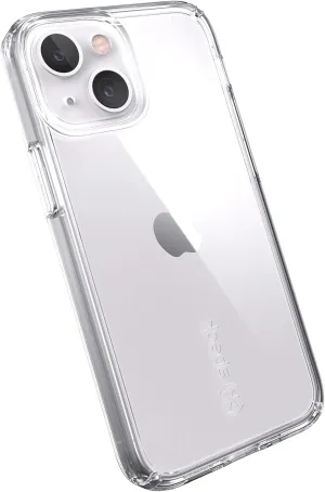Speck iPhone 13 Mini Case - Drop Protection, Wireless Charging Compatible, Clear, Antimicrobial